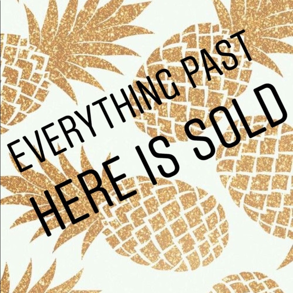 Everything past here is sold!
